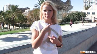 bonita rubias teases publicly