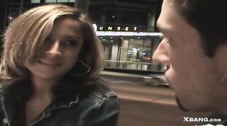 luring brunette heart shaped