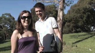 the woods this couple