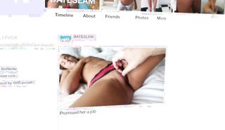 brunette amateur teen pov