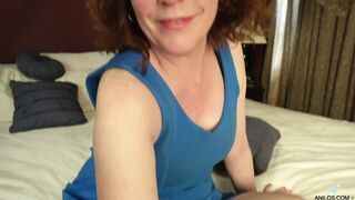 old dame plays with