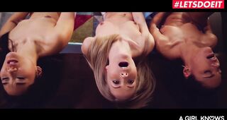 moaning lesbian friend reaches