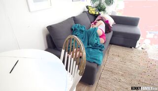 skinny european teen banged