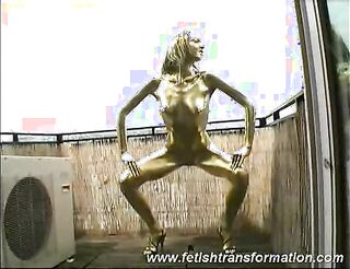 golden detti erotically posing