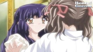 two gorgeous hentai lesbian