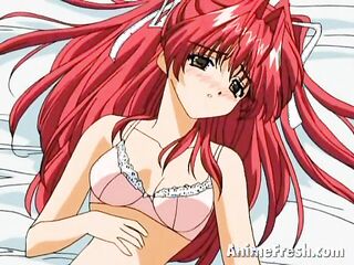 fiery red haired anime