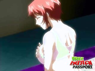 chica mona pelirroja hentai nena