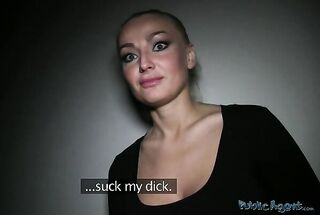 magnificent blonde slut swallowing