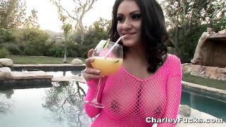 busty brunette bitch rose