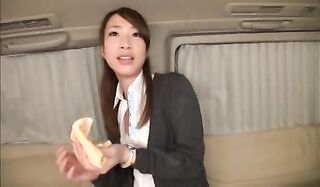 alluring asian office chick