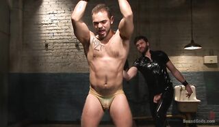 two bearded gay hunks