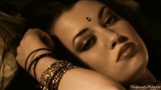 alluring raven haired indian