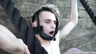 naked dudes military helmets